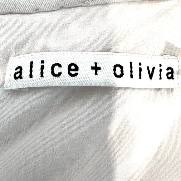 Alice + Olivia SET Mini Skirt SZ: 2 & Top SZ XS Ivory Cream Guipure Lace - Picture 9 of 14